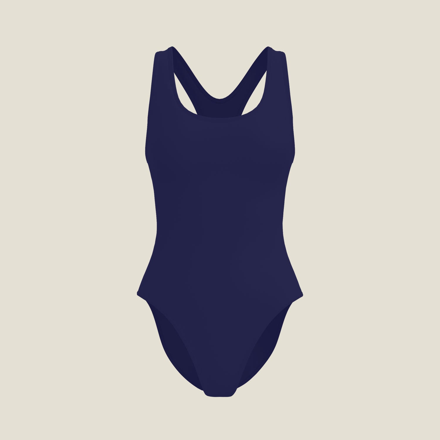 Teen navy racerback period swimsuit leak-proof one-piece swimwear for period swimming by WUKA