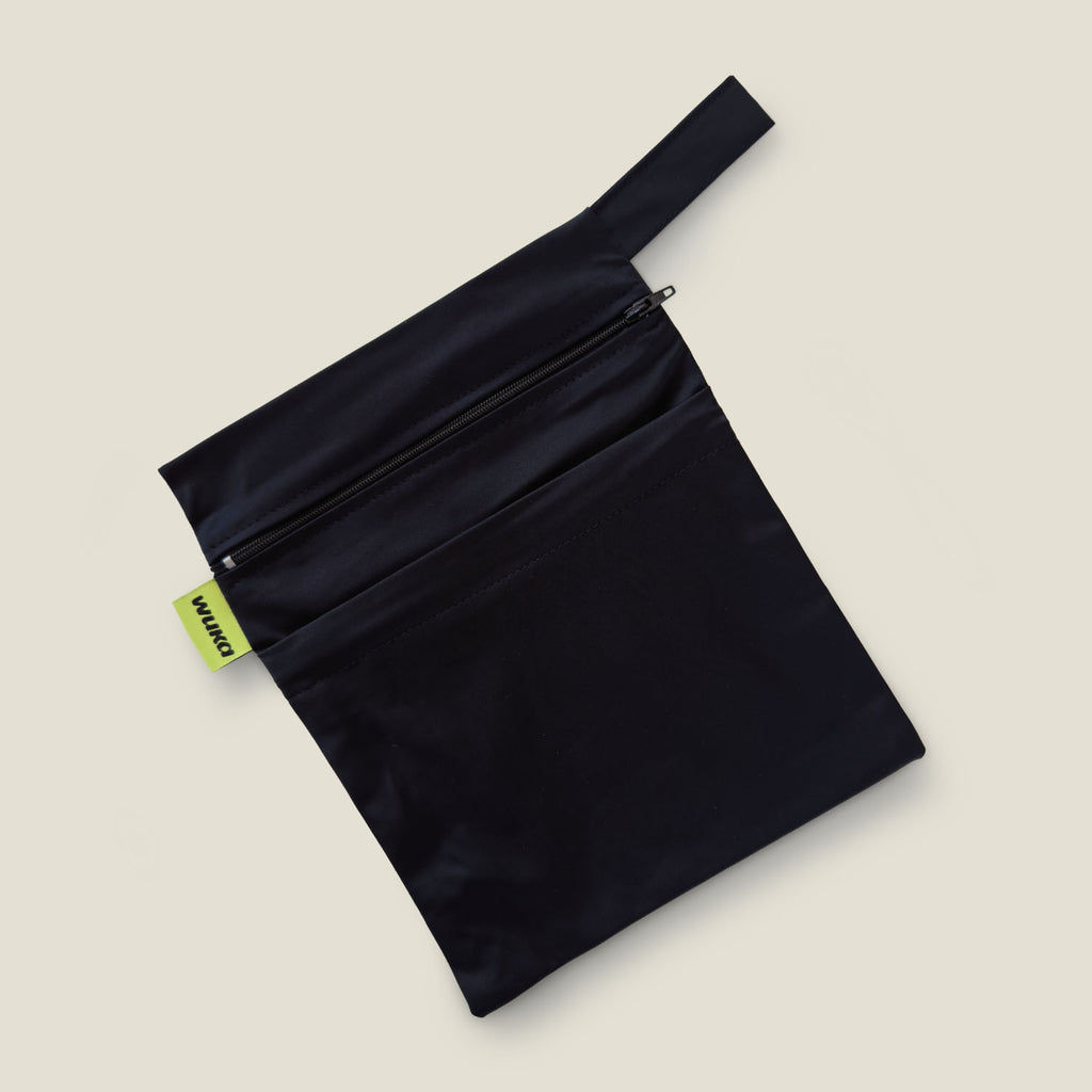 Reusable waterproof wet bag for period swimwear discreet storage for teen swim kit by WUKA