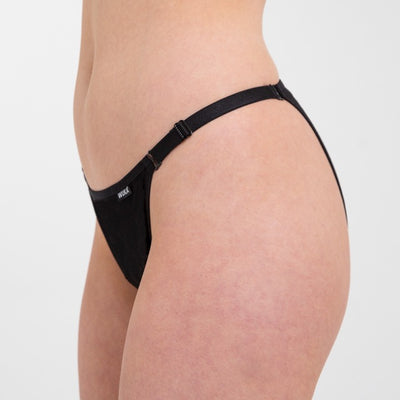 WUKA Flex Detachable Bikini Period Pants Style Heavy Flow Black Colour side
