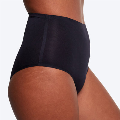 WUKA Stretch Seamless High Waist Period Pants Style Medium Flow Black Colour Side