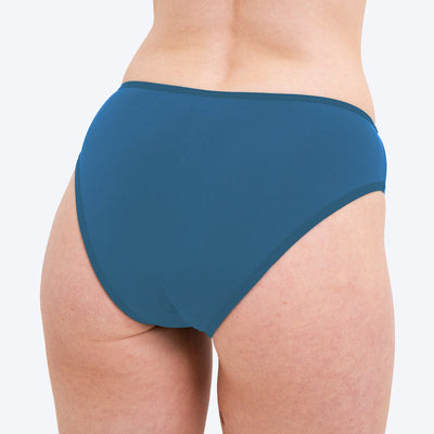 WUKA  Teen Swim Bikini Brief Style Light Flow Blue Colour Back